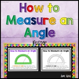 How to Measure an Angle Poster Anchor Chart