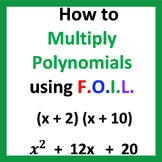 How to Multiply Polynomials using F.0.I.L., Examples, Guid