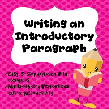 writing an intro paragraph