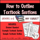 How to Outline Textbook Sections