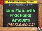 How to Pass the Math FSA - Line Plots with Fractional Amou