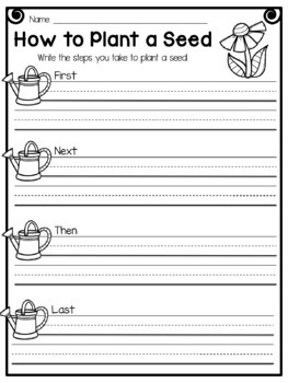 How to Plant a Seed - Sequencing! by A Sunny Day in First Grade | TpT