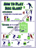 How to Play Disc Slam| Frisbee Team Game Rules Sign| Disc 