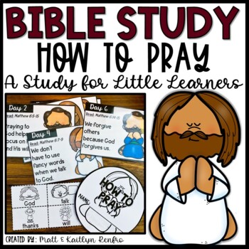 Preview of The Lord's Prayer Bible Lessons Kids Homeschool Curriculum | Sunday School
