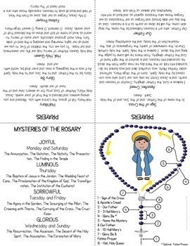 How To Pray The Rosary Pdf Printable How To Say The Rosary - Reverasite
