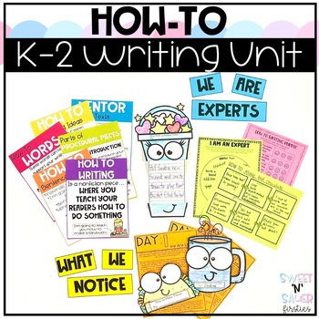 Preview of How to Procedural Writing Unit with Crafts
