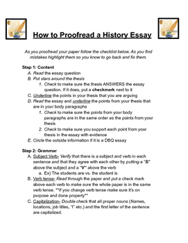 how to write a good history essay used