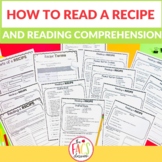 How to Read A Recipe and Reading Comprehension Passages an