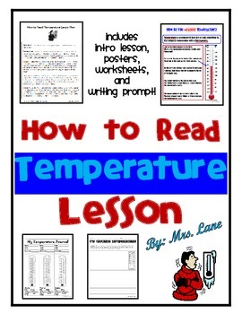 Preview of How to Read Temperature Lesson