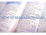 How to Read a Dictionary PowerPoint Presentation