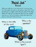 How to Read a Poem Visual Anchor Chart (EL Learning Curric