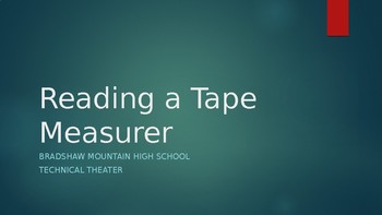 Preview of How to Read a Tape Measurer