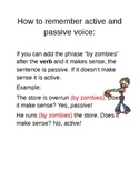 How to Remember Active and Passive Voice