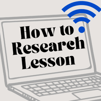 Preview of How to Research Lesson