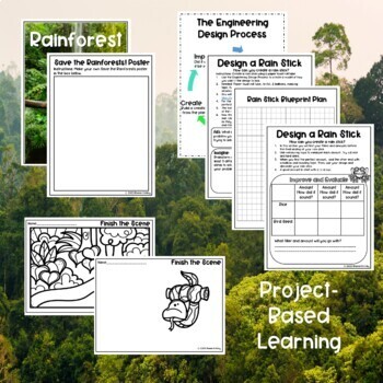How to Save the Rainforests STEAM Learning Unit - Project Based Learning