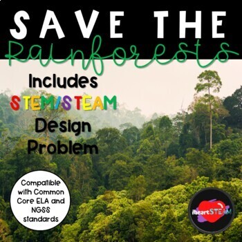 Preview of How to Save the Rainforests STEAM Learning Unit - Project Based Learning