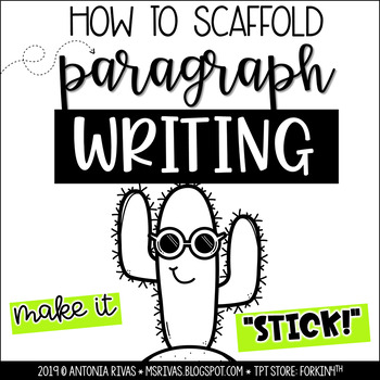 Preview of How to Scaffold Paragraph Writing | FREE tutorial