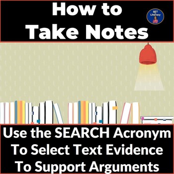 Preview of How to Take Notes to Effectively Support Arguments