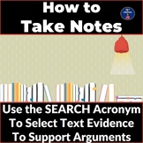 How to Take Notes to Effectively Support Arguments