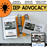 How to Set IEP Goals | Student Self Advocacy Adapted Book 