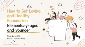 Preview of How to Set Loving and Healthy Boundaries-Elementary Aged and Younger