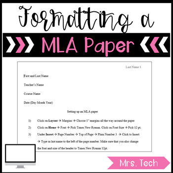Preview of How to Format a MLA paper