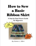 How to Sew a Basic Ribbon Skirt - A step-by-step picture g