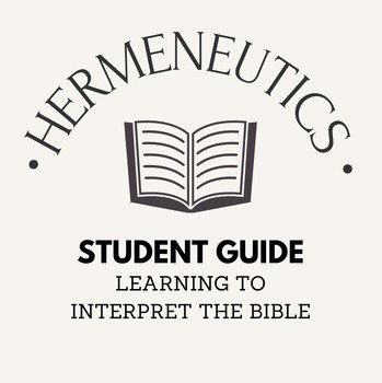 Preview of How to Study the Bible: Hermeneutics - Student Packet