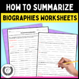 How to Summarize Biographies