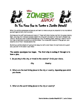 Preview of How to Survive a Zombie Attack