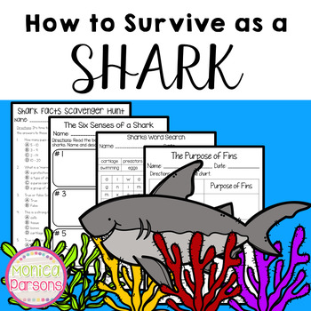 How to Survive as a Shark by Monica Parsons | Teachers Pay Teachers