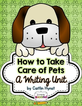 How To Take Care of a Desk Pet  Writing Template and Bulletin