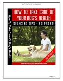 How to Take Care of Your Dog’s Health