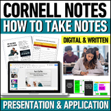 How to Take Cornell Notes Slides Presentation Note-Taking 