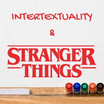 Preview of Stranger Things and the 80s | ELA Intertextuality Analysis Unit | POWERPOINT