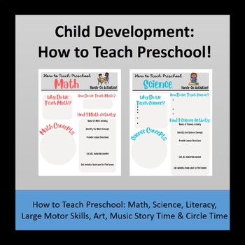 Preview of How to Teach Preschool (math, science, literacy, art, music & more!) Packet