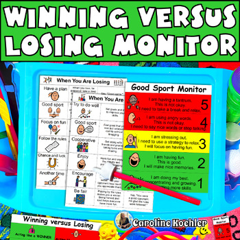 Preview of Teach Winning Versus Losing and Being Good Sport Social Story Visual