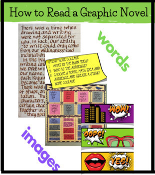 Preview of How to Read a Graphic Novel Overview Activities