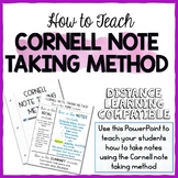 Cornell Note Taking Method - Teach through PowerPoint