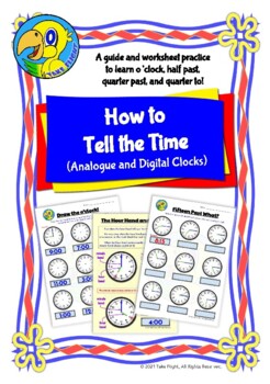 Preview of How to Tell the Time - Part 1 (o'clock, half past, quarter to, quarter past)