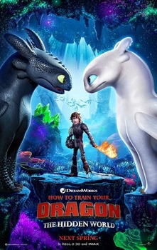 Preview of How to Train Your Dragon: The Hidden World Movie Guide Questions in ENGLISH