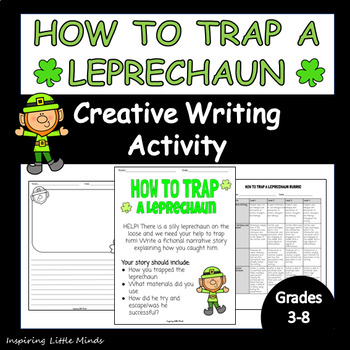 Preview of How to Trap a Leprechaun Creative Writing | St Patricks Day