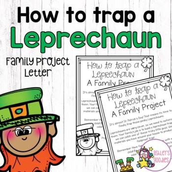 Preview of How to Trap a Leprechaun Family Project Letter