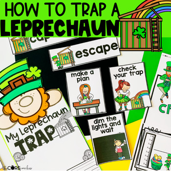 Preview of How to Trap a Leprechaun PreK Read Aloud Activities - Build a Leprechaun Trap