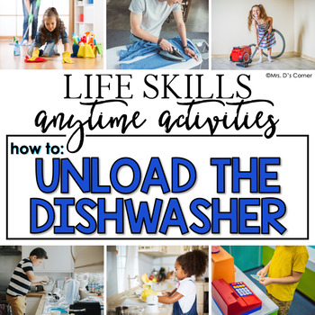 How to Unload a Dishwasher Life Skill Anytime Activity Life Skills