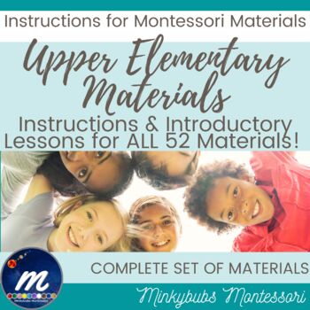 Preview of How to Use ALL UPPER ELEMENTARY Materials Montessori w Basic Instructions