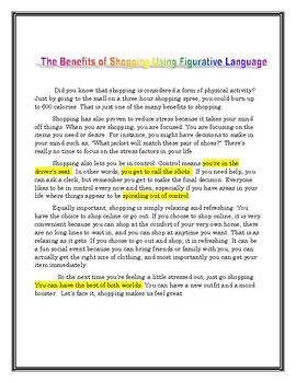 figurative language to use in creative writing