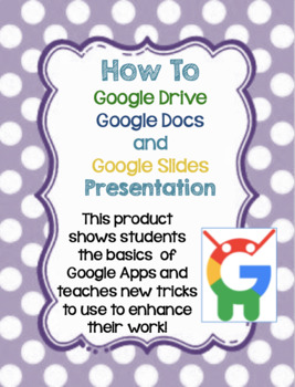 Preview of How to Use Google Drive, Docs, and Slides Tutorial Presentation for Beginners