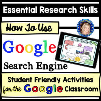 Preview of How to Use Google Search - Research Skills - Google Slides for Distance Learning