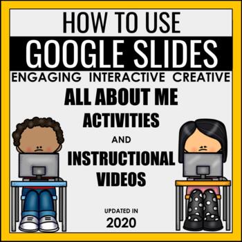 Preview of How to Use Google Slides Video Lessons & Back to School Activities
